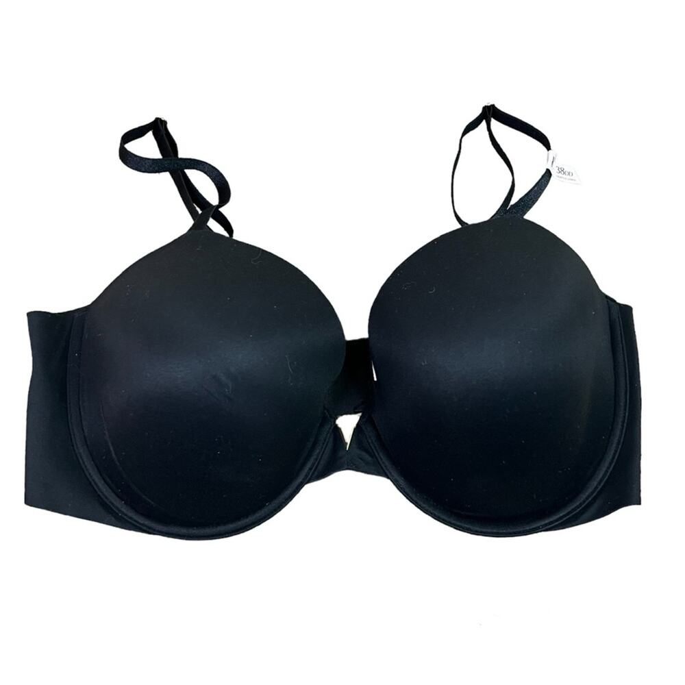 Victoria's Secret Black Demi Bra Smooth Lined Women's Size 38DD NWT